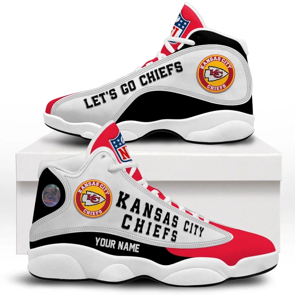 Kansas City Chiefs Premium NFL Game Day Air Jordan 13 AMCSHOES000070 - Image 2