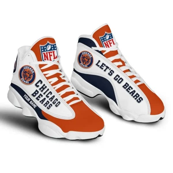 Chicago Bears Premium NFL Game Day Air Jordan 13 AMCSHOES000079 - Image 3