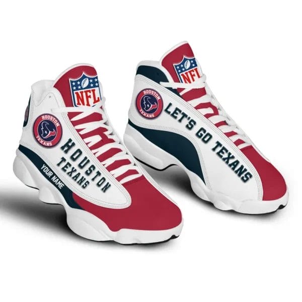 Houston Texans Premium NFL Game Day Air Jordan 13 AMCSHOES000072 - Image 3