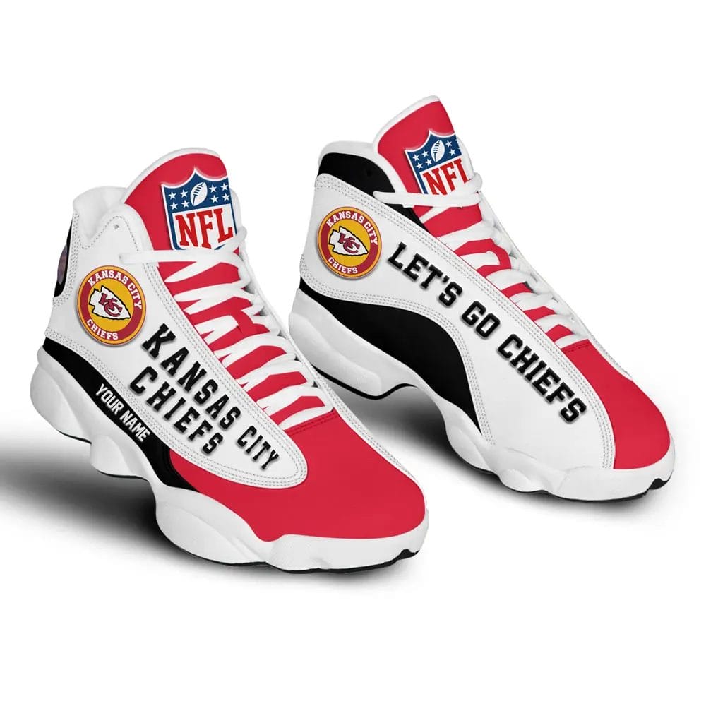 Kansas City Chiefs Premium NFL Game Day Air Jordan 13 AMCSHOES000070 - Image 3