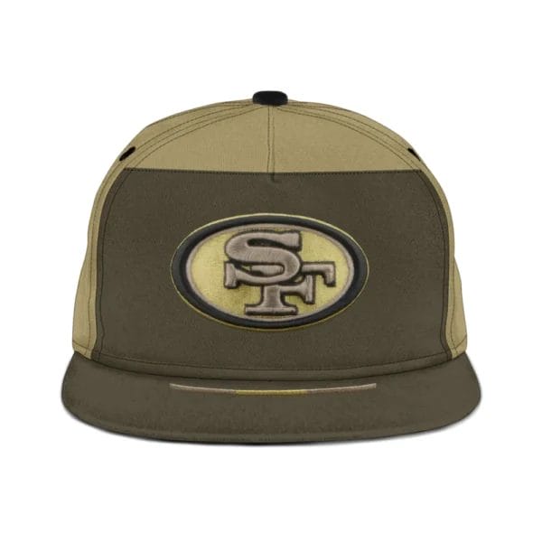 San Francisco 49ers | Premium NFL 2025 Salute to Service Split Panel Snapback Cap AMCACS000500 - Image 2
