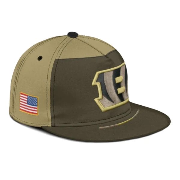 Cincinnati Bengals | Premium NFL 2025 Salute to Service Split Panel Snapback Cap AMCACS000515 - Image 3