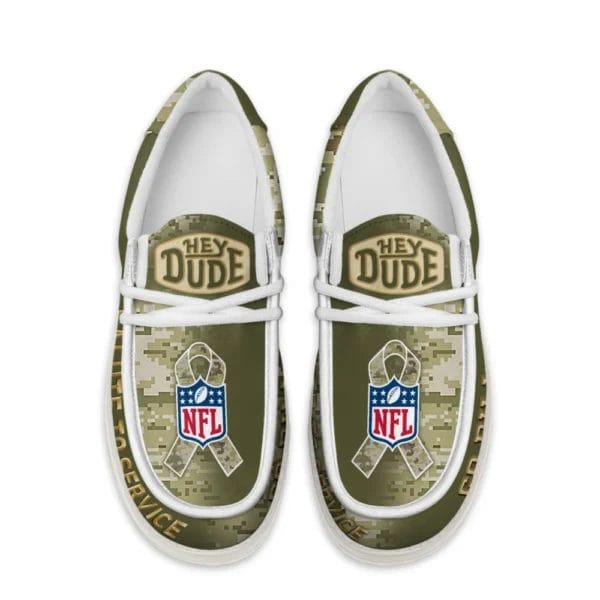 Buffalo Bills | Premium NFL Salute to Service Hey Dude Shoes AMCSHOES000101 - Image 4