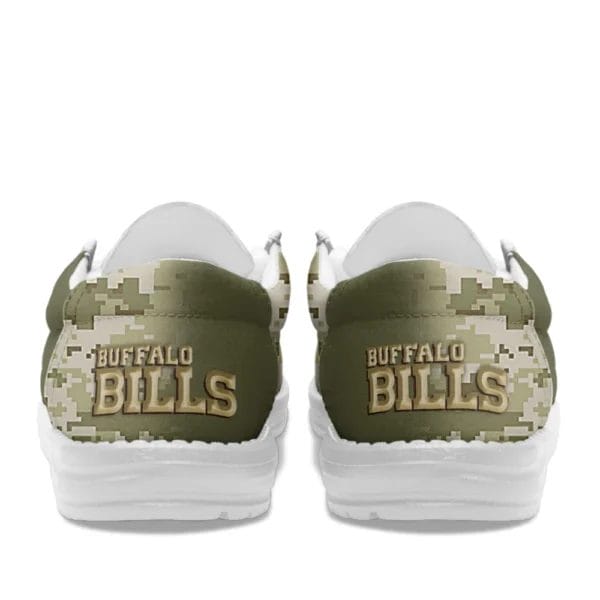 Buffalo Bills | Premium NFL Salute to Service Hey Dude Shoes AMCSHOES000101 - Image 3