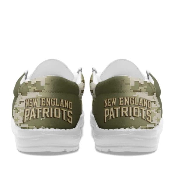New England Patriots | Premium NFL Salute to Service Hey Dude Shoes AMCSHOES000099 - Image 3