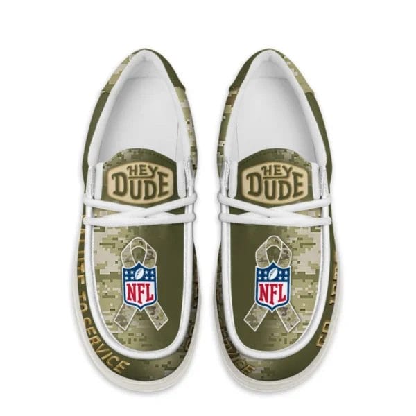 New York Jets | Premium NFL Salute to Service Hey Dude Shoes AMCSHOES000098 - Image 2