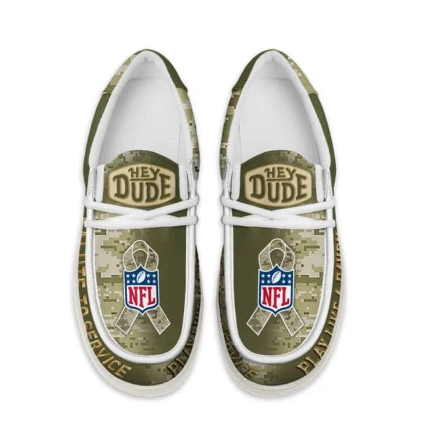 Baltimore Ravens | Premium NFL Salute to Service Hey Dude Shoes AMCSHOES000090 - Image 2