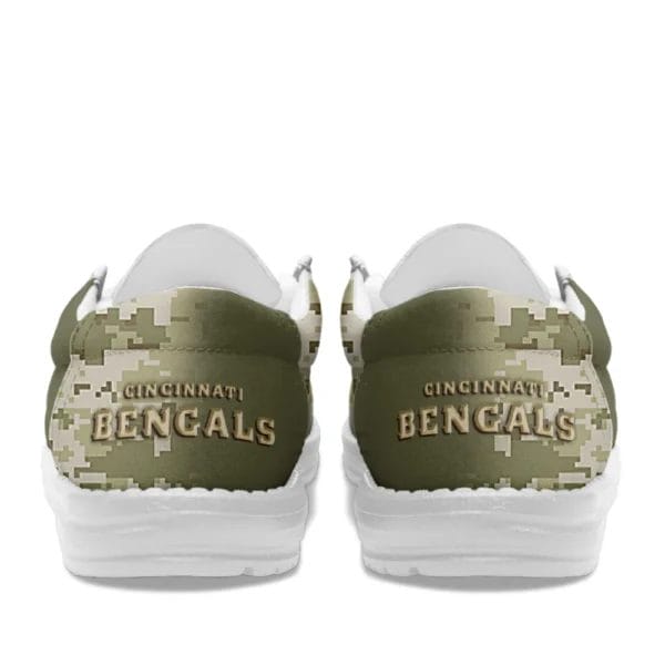 Cincinnati Bengals | Premium NFL Salute to Service Hey Dude Shoes AMCSHOES000091 - Image 3