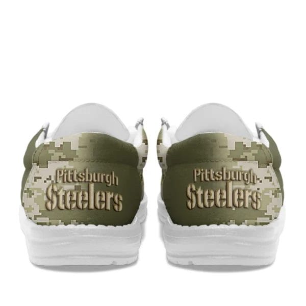 Pittsburgh Steelers | Premium NFL Salute to Service Hey Dude Shoes AMCSHOES000093 - Image 3