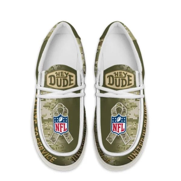 Denver Broncos | Premium NFL Salute to Service Hey Dude Shoes AMCSHOES000094 - Image 3