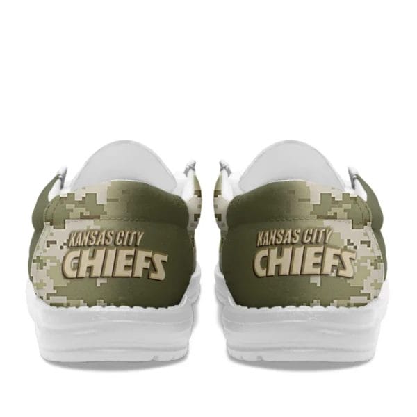 Kansas City Chiefs | Premium NFL Salute to Service Hey Dude Shoes AMCSHOES000095 - Image 3