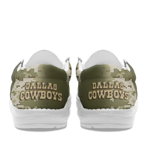 Dallas Cowboys | Premium NFL Salute to Service Hey Dude Shoes AMCSHOES000097 - Image 3