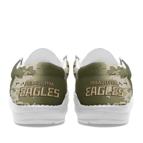 Philadelphia Eagles | Premium NFL Salute to Service Hey Dude Shoes AMCSHOES000082 - Image 3