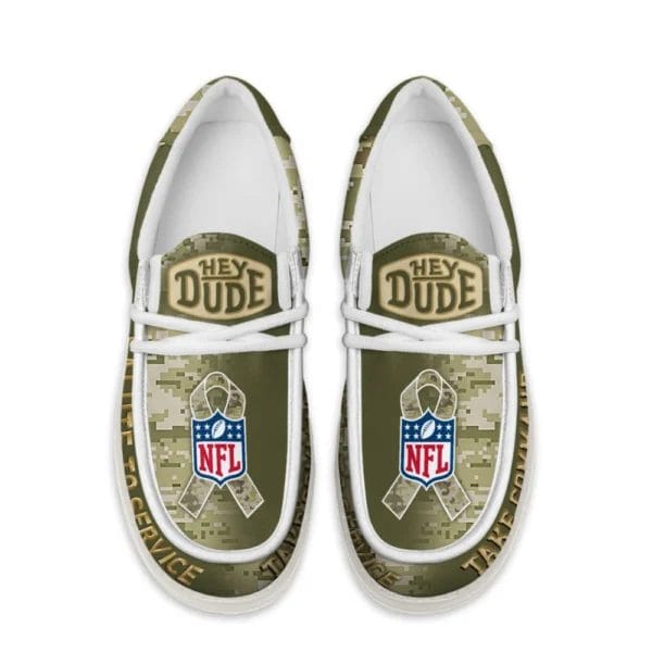Washington Commanders | Premium NFL Salute to Service Hey Dude Shoes AMCSHOES000083 - Image 2