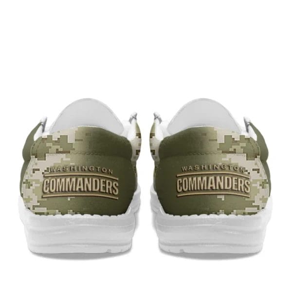 Washington Commanders | Premium NFL Salute to Service Hey Dude Shoes AMCSHOES000083 - Image 3