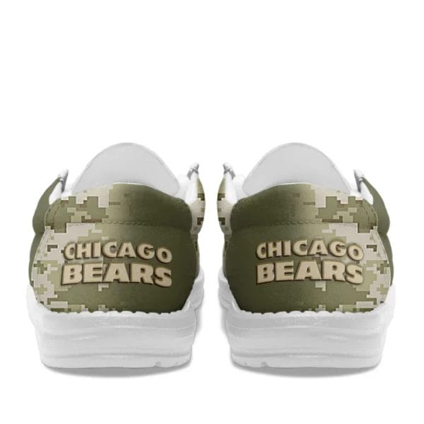 Chicago Bears | Premium NFL Salute to Service Hey Dude Shoes AMCSHOES000084 - Image 3