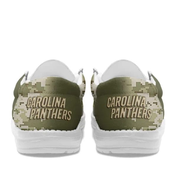 Carolina Panthers | Premium NFL Salute to Service Hey Dude Shoes AMCSHOES000088 - Image 3