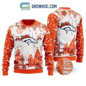 Denver Broncos Special Christmas Ugly Sweater Design Holiday Edition AMCCLG001251