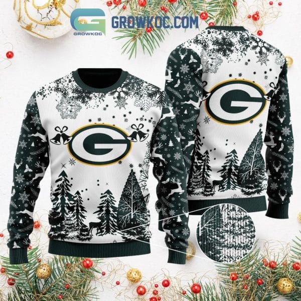 Green Bay Packers Special Christmas Ugly Sweater Design Holiday Edition AMCCLG001253 - Image 2