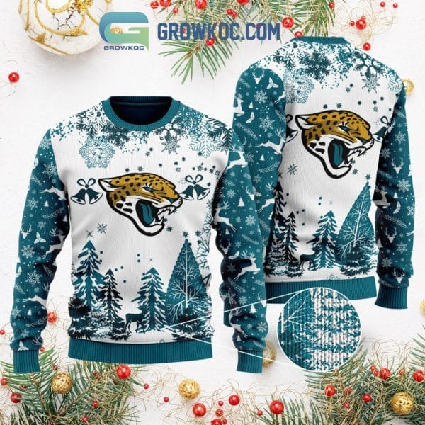 Jacksonville Jaguars Special Christmas Ugly Sweater Design Holiday Edition AMCCLG001256 - Image 2
