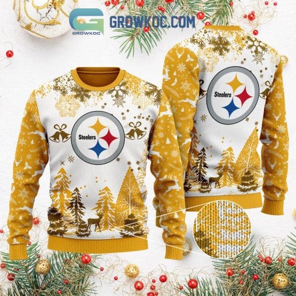 Pittsburgh Steelers Special Christmas Ugly Sweater Design Holiday Edition AMCCLG001268 - Image 2