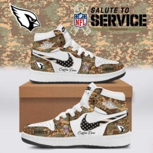 Arizona Cardinals Salute To Service Limited Edition High Air Jordan 1 New 2025 AMCSHOES000160