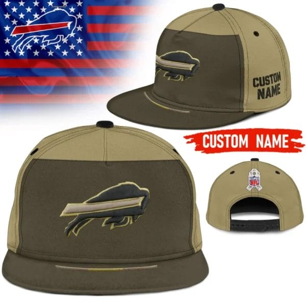 Buffalo Bills| Premium NFL 2025 Salute to Service Split Panel Snapback Cap AMCACS000503