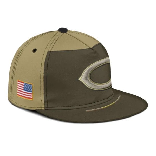 Chicago Bears | Premium NFL 2025 Salute to Service Split Panel Snapback Cap AMCACS000505 - Image 4