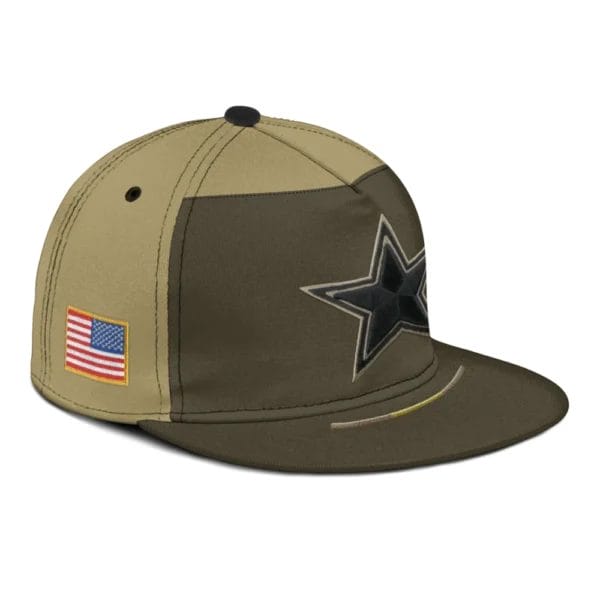 Dallas Cowboys | Premium NFL 2025 Salute to Service Split Panel Snapback Cap AMCACS000504 - Image 2