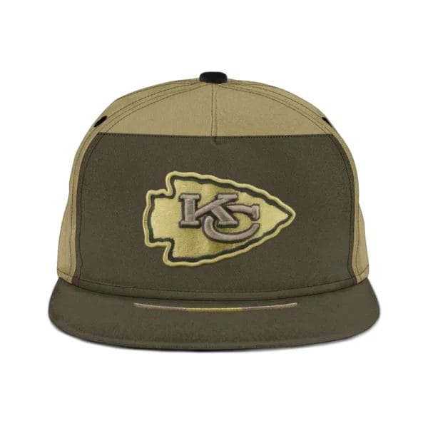 Kansas City Chiefs | Premium NFL 2025 Salute to Service Split Panel Snapback Cap AMCACS000501 - Image 3