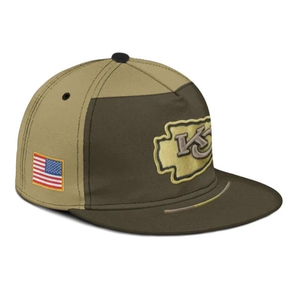 Kansas City Chiefs | Premium NFL 2025 Salute to Service Split Panel Snapback Cap AMCACS000501 - Image 5