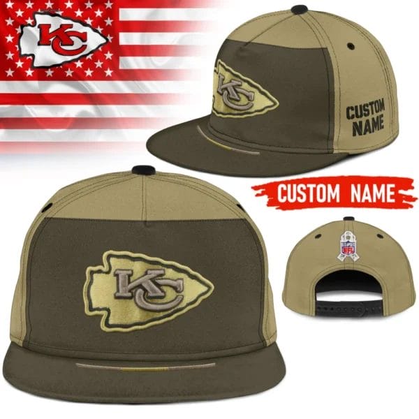 Kansas City Chiefs | Premium NFL 2025 Salute to Service Split Panel Snapback Cap AMCACS000501
