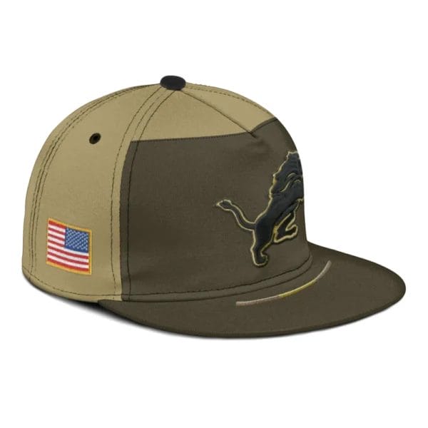 Detroit Lions | Premium NFL 2025 Salute to Service Split Panel Snapback Cap AMCACS000508 - Image 4