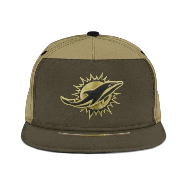 Miami Dolphins | Premium NFL 2025 Salute to Service Split Panel Snapback Cap AMCACS000502 - Image 3