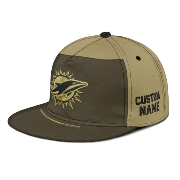 Miami Dolphins | Premium NFL 2025 Salute to Service Split Panel Snapback Cap AMCACS000502 - Image 4