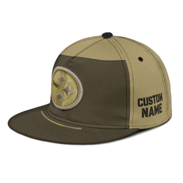 Pittsburgh Steelers | Premium NFL 2025 Salute to Service Split Panel Snapback Cap AMCACS000507 - Image 3