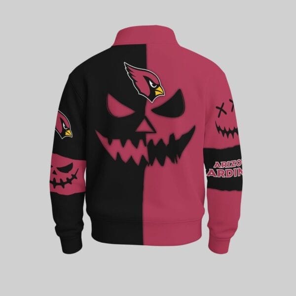 Arizona Cardinals x Halloween Stand Collar Sweatshirt AMCCLG001082 - Image 2