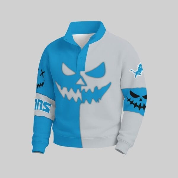 Detroit Lions x Halloween Stand Collar Sweatshirt AMCCLG001092