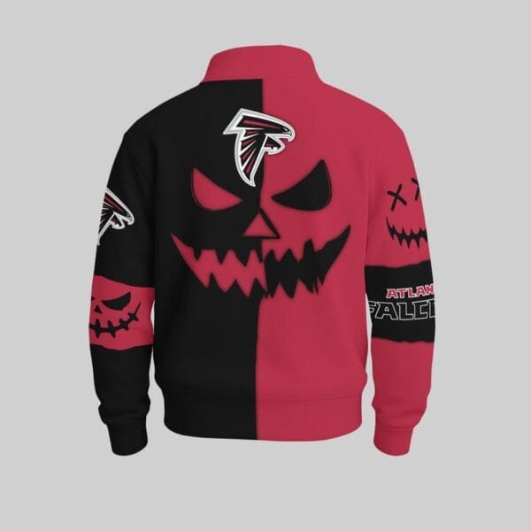 Atlanta Falcons x Halloween Stand Collar Sweatshirt AMCCLG001083 - Image 2