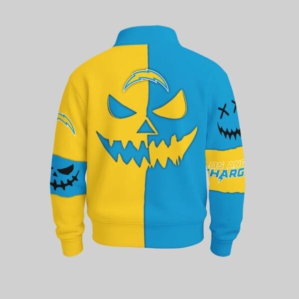 Los Angeles Chargers x Halloween Stand Collar Sweatshirt AMCCLG001099 - Image 2