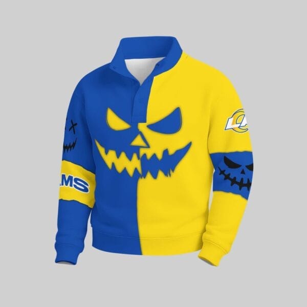 Los Angeles Rams x Halloween Stand Collar Sweatshirt AMCCLG001100