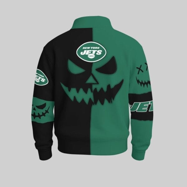 New York Jets x Halloween Stand Collar Sweatshirt AMCCLG001106 - Image 2