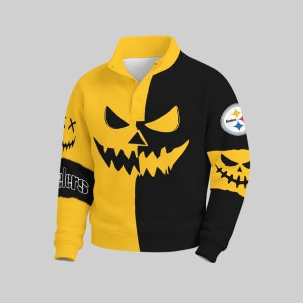 Pittsburgh Steelers x Halloween Stand Collar Sweatshirt AMCCLG001108