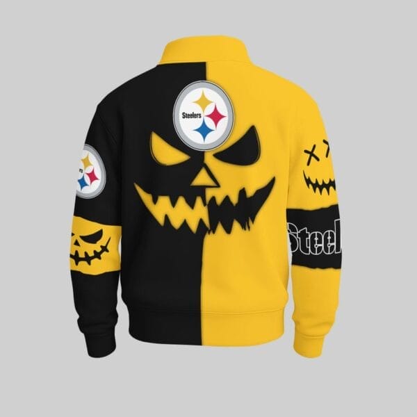 Pittsburgh Steelers x Halloween Stand Collar Sweatshirt AMCCLG001108 - Image 2