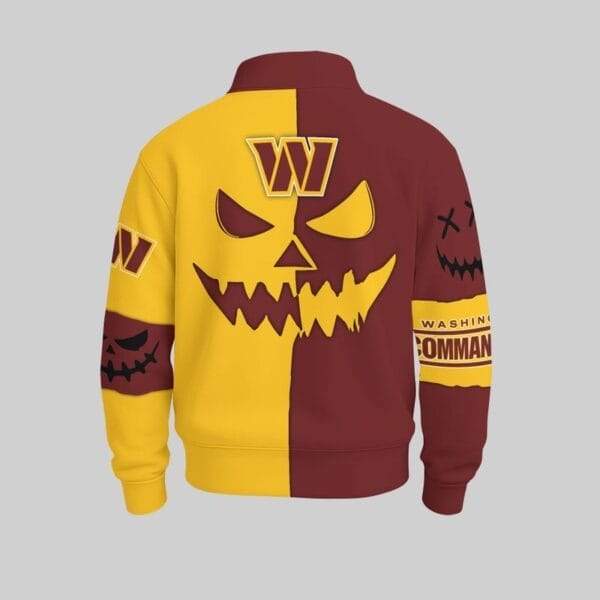 Washington Commanders x Halloween Stand Collar Sweatshirt AMCCLG001113 - Image 2