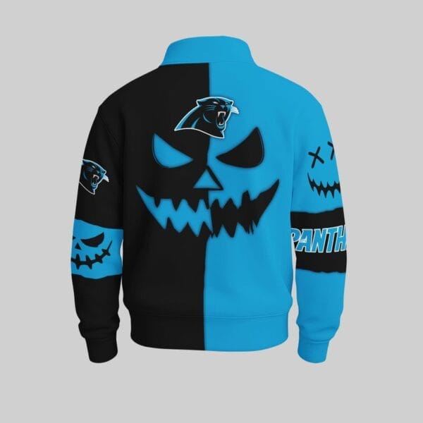 Carolina Panthers x Halloween Stand Collar Sweatshirt AMCCLG001086 - Image 2