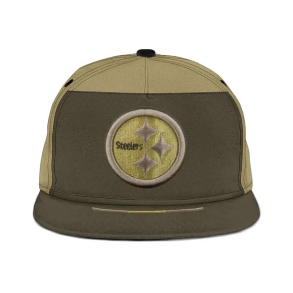 Pittsburgh Steelers | Premium NFL 2025 Salute to Service Split Panel Snapback Cap AMCACS000507 - Image 2