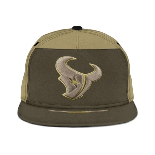 Houston Texans | Premium NFL 2025 Salute to Service Split Panel Snapback Cap AMCACS000514 - Image 2