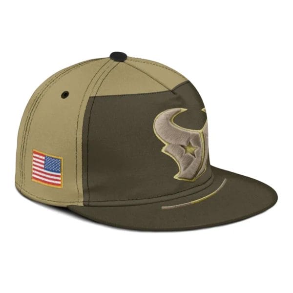 Houston Texans | Premium NFL 2025 Salute to Service Split Panel Snapback Cap AMCACS000514 - Image 4