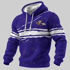 Baltimore Ravens Personalized Waffle Hoodie AMCCLG001540